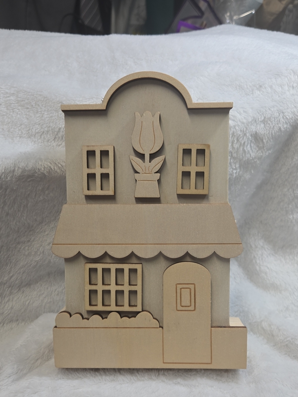 🌞Makers Market Natural Wood Plywood Décor Panel 8"